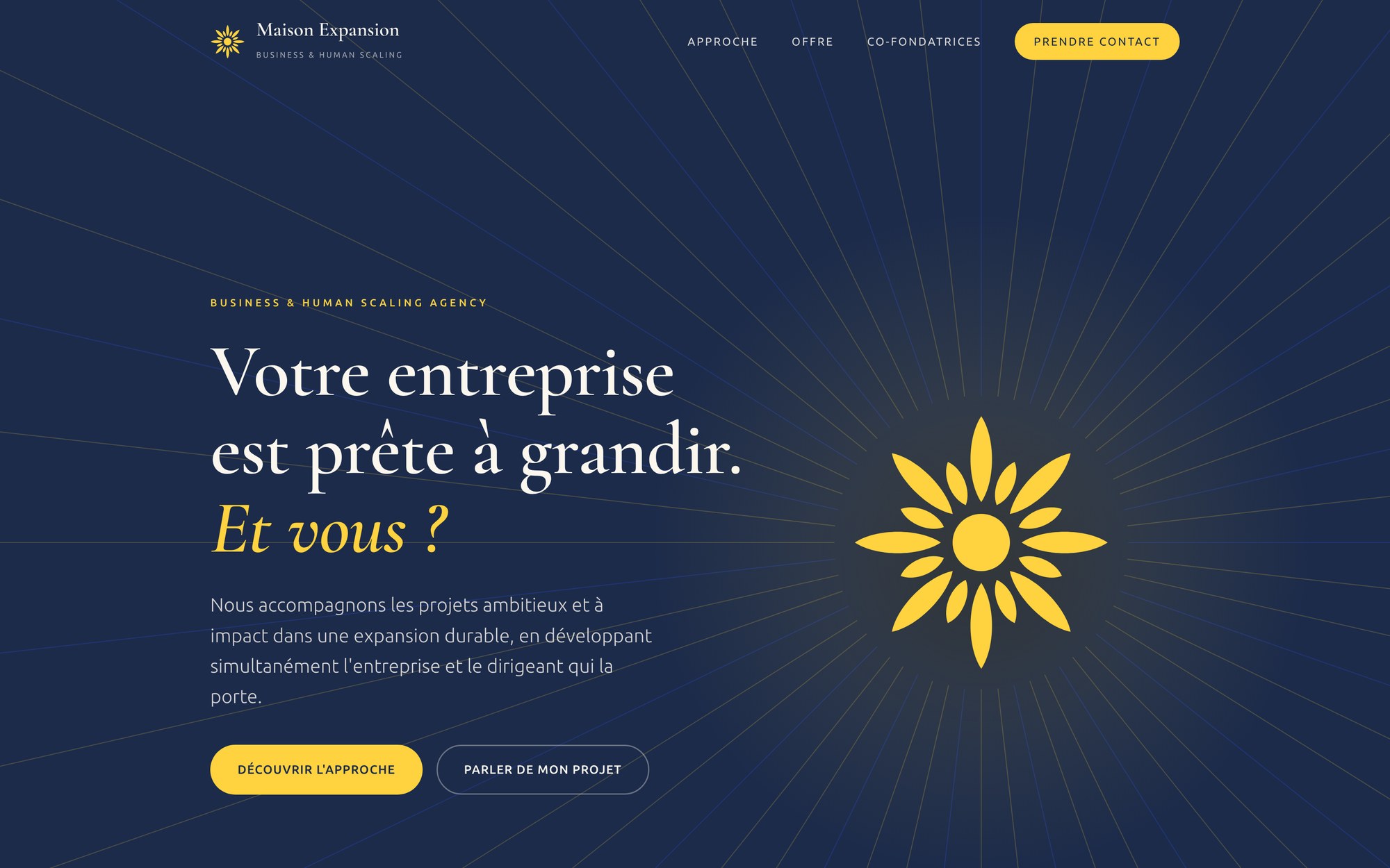 Aperçu du site Maison Expansion