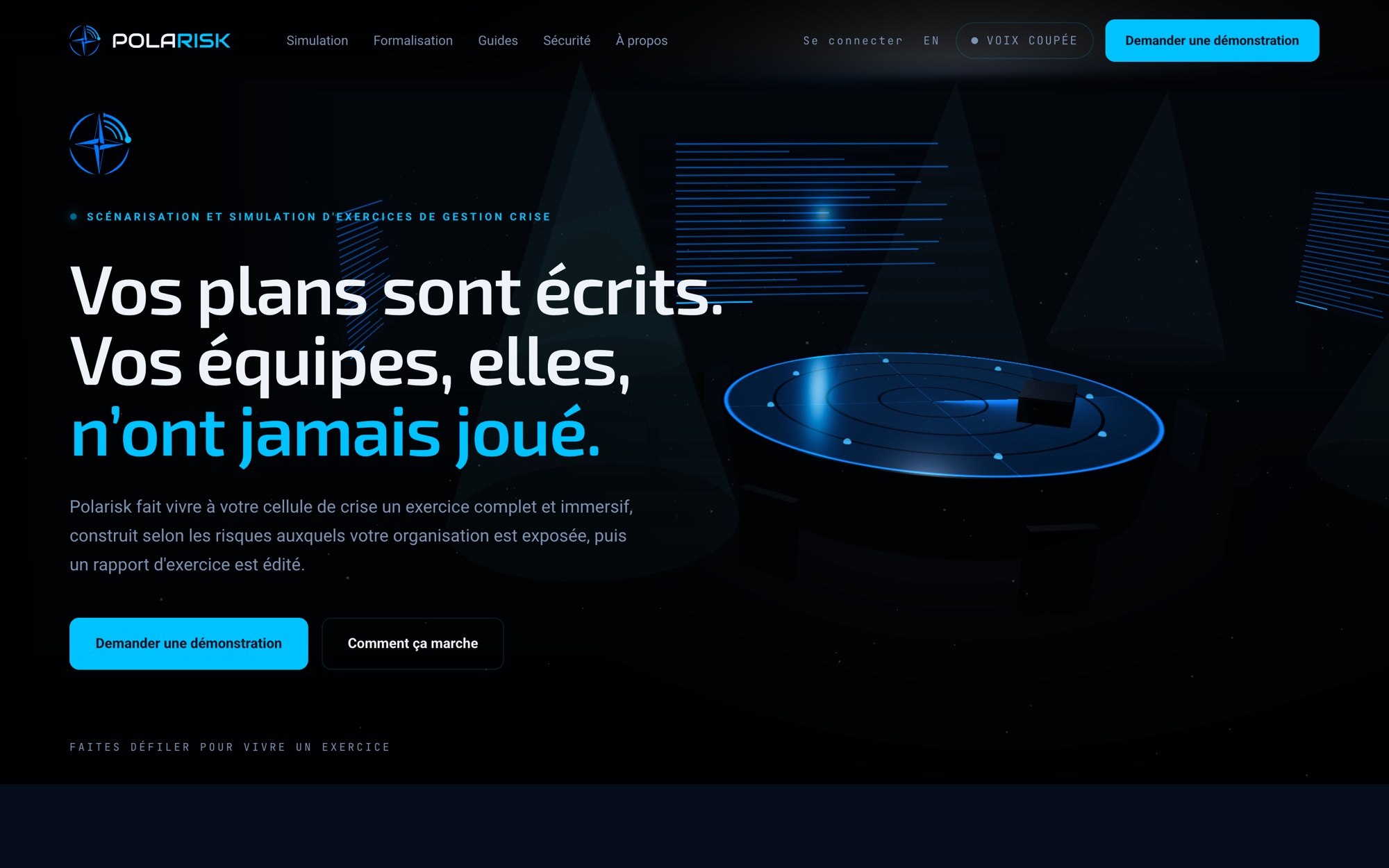 Aperçu du site Polarisk